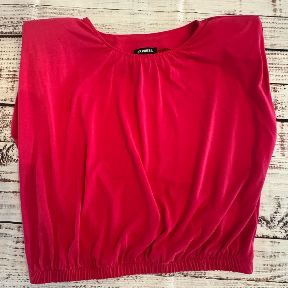 Express Women's Vibrant Pink Blouse